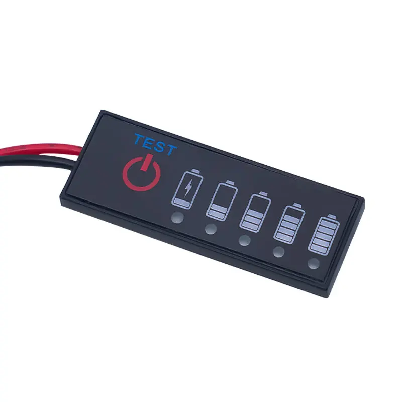 3.7V-72V Lithium Battery Power Detection Lamp Board 12V Lead-acid Battery Lithium Iron Phosphate Power Display