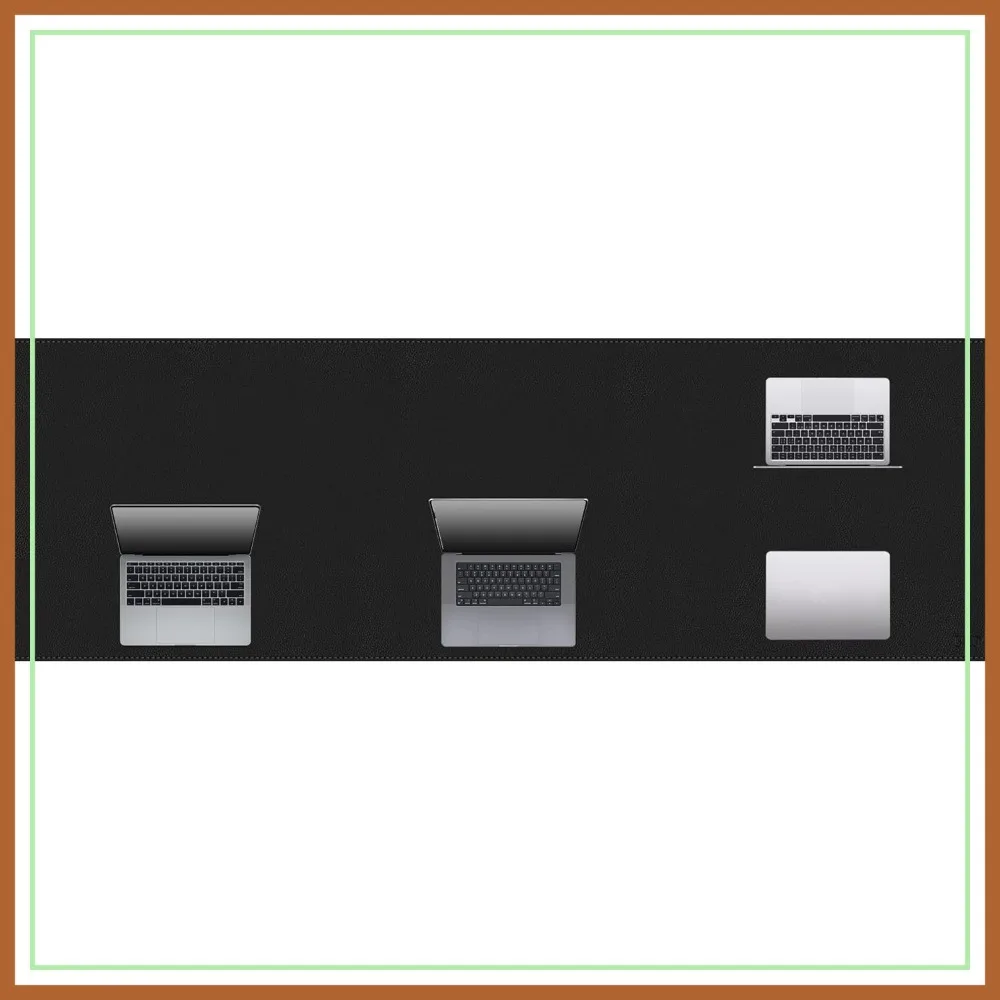 

70.8"x24" Extended Leather Desk Mat, Waterproof Mega Desk Pad for Home Office, Large Desktop Cover Protector