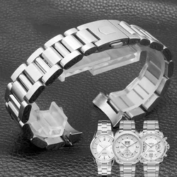 Solid Stainless Steel Watch Band For Tag for Heuer Carrera CBN2A1D Competitive Potential WAY201S Series 22mm men Watch Straps