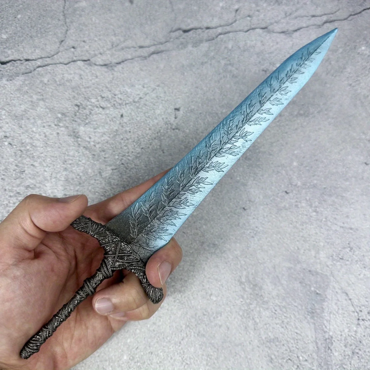 30cm Elden Katana Anime Steel Ninja Knife Samurai Sabre Metal Moon Ice Greatsword Ranni Sword Real Size Japanese Katana Gift