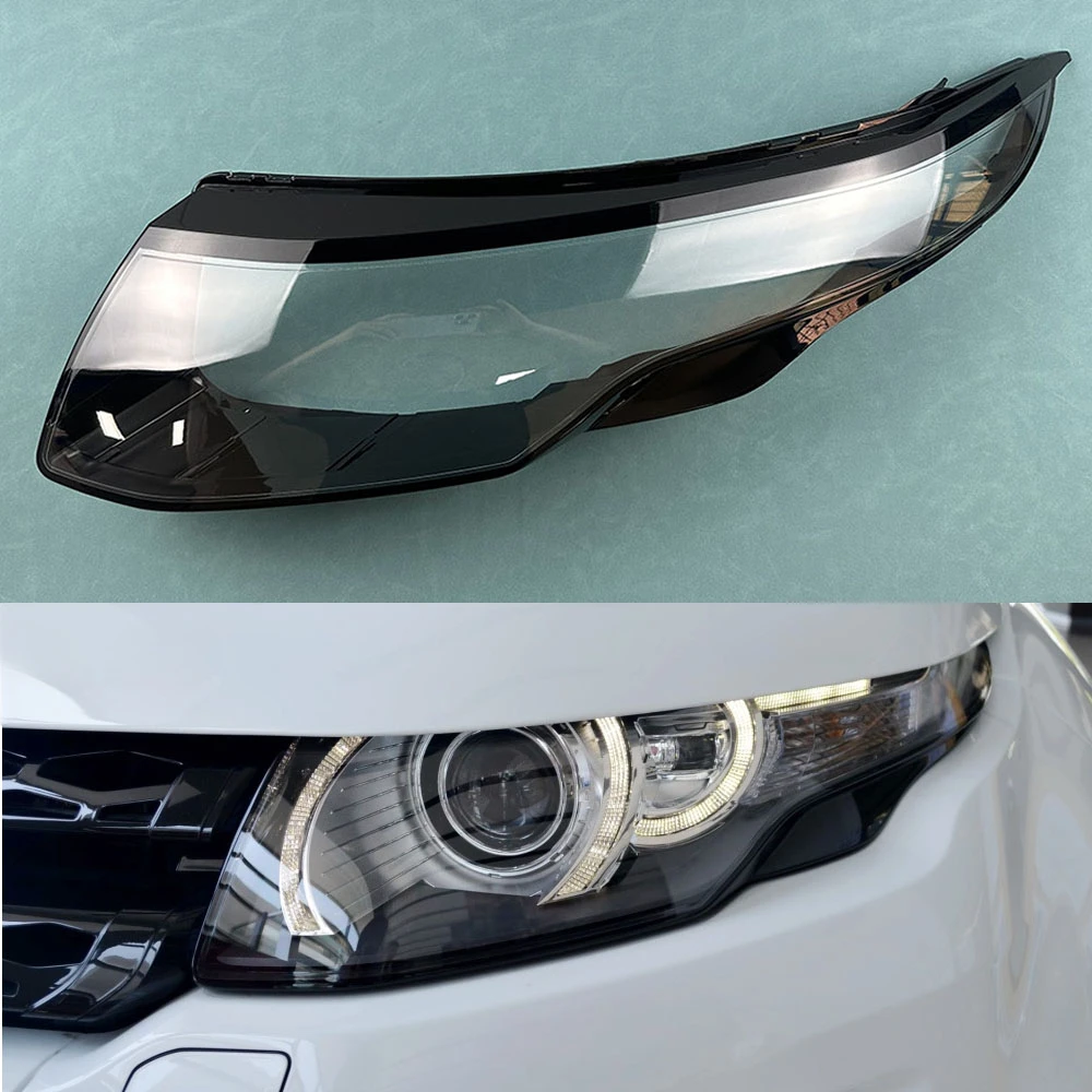 

For Land Rover Range Rover Evoque Lampshade Headlight Shell Headlamp Lamp Cover Transparent Shade Lens 2012~2018