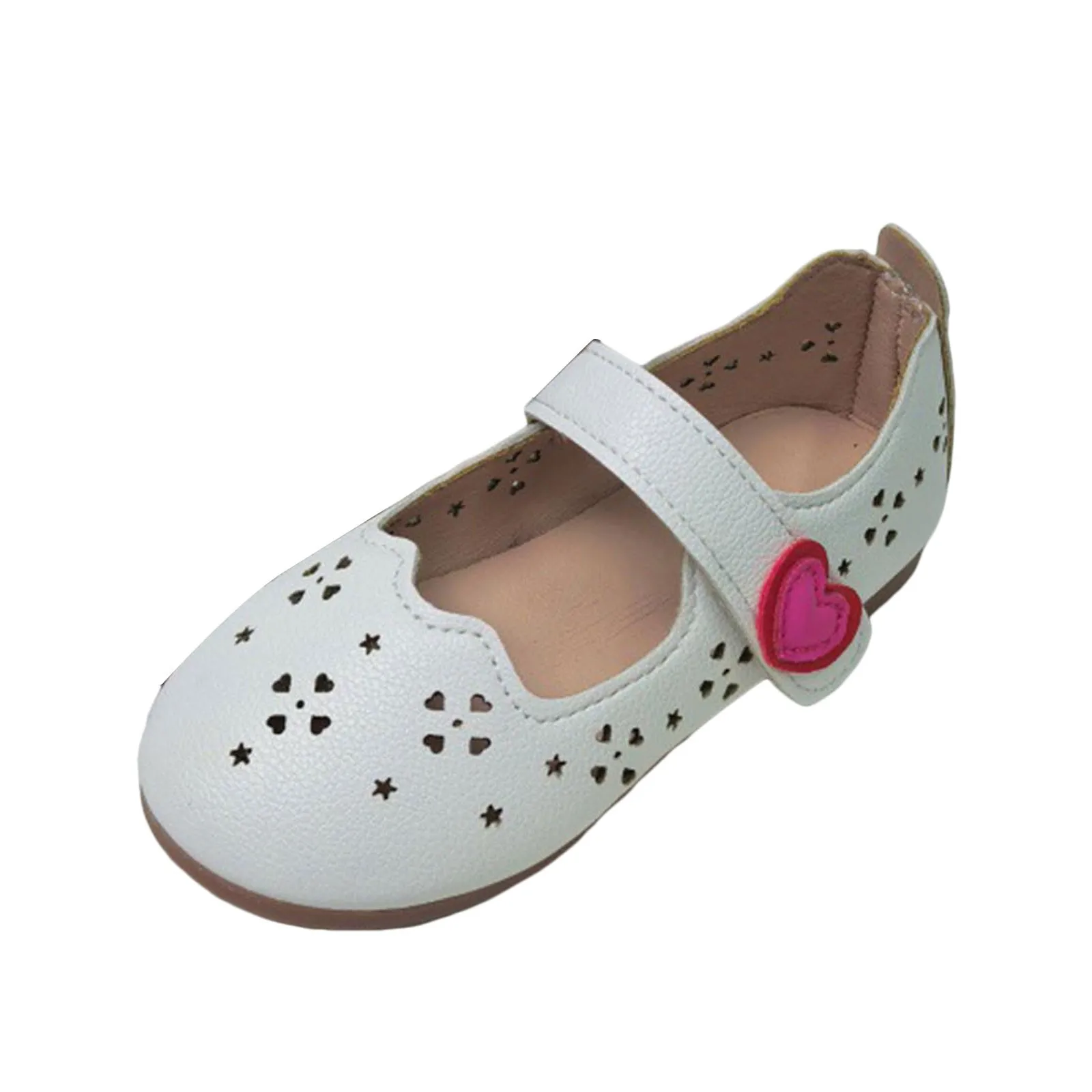 

Belle Shoes Girls Princess Shoes With Hollow Out Design Fashionable Soft Soled Leather Shoes Princess Shoes for Girls 7-8