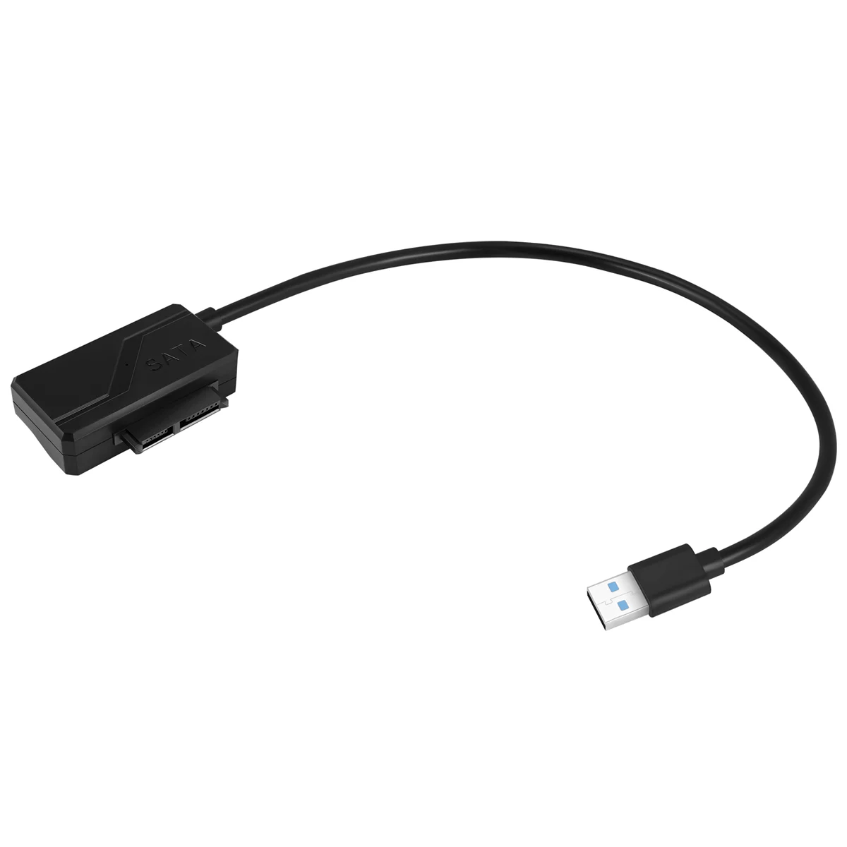 AT77 USB 2.0 to Mini Sata II 7+6 13Pin Adapter Converter Cable for Laptop CD/DVD ROM Slimline Drive