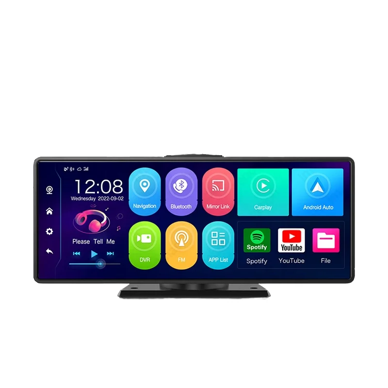 

10.26-Inch CarPlay Touch Display For Cars Compatible With CarPlay Android Auto Bluetooth Navigation Black Box Product