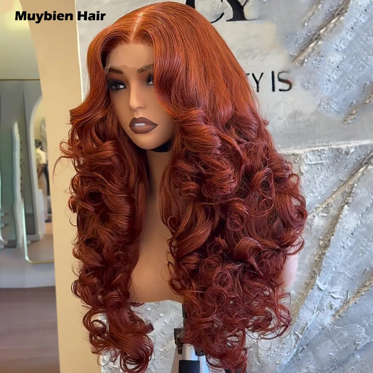 Loose Wave Dark Orange 13x4 13x6 HD Lace Front Wig 100% Human Hair 5x5 HD Lace Front Ginger Orange Glueless Wig Ready to Wear