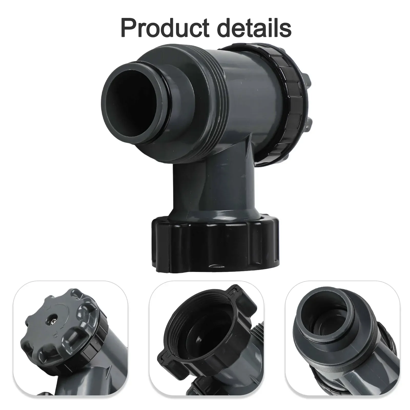 

Replacement On Off Plunger Valve For Pool Filter Pumps Compatible With 38 Hose Diameter And Various Connector Fittings