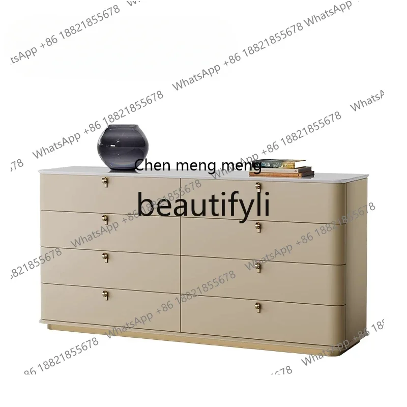 

N178 G Liht luxury livin room, natural marble bucket cabinet, Italian storae cabinet, villa locker interated