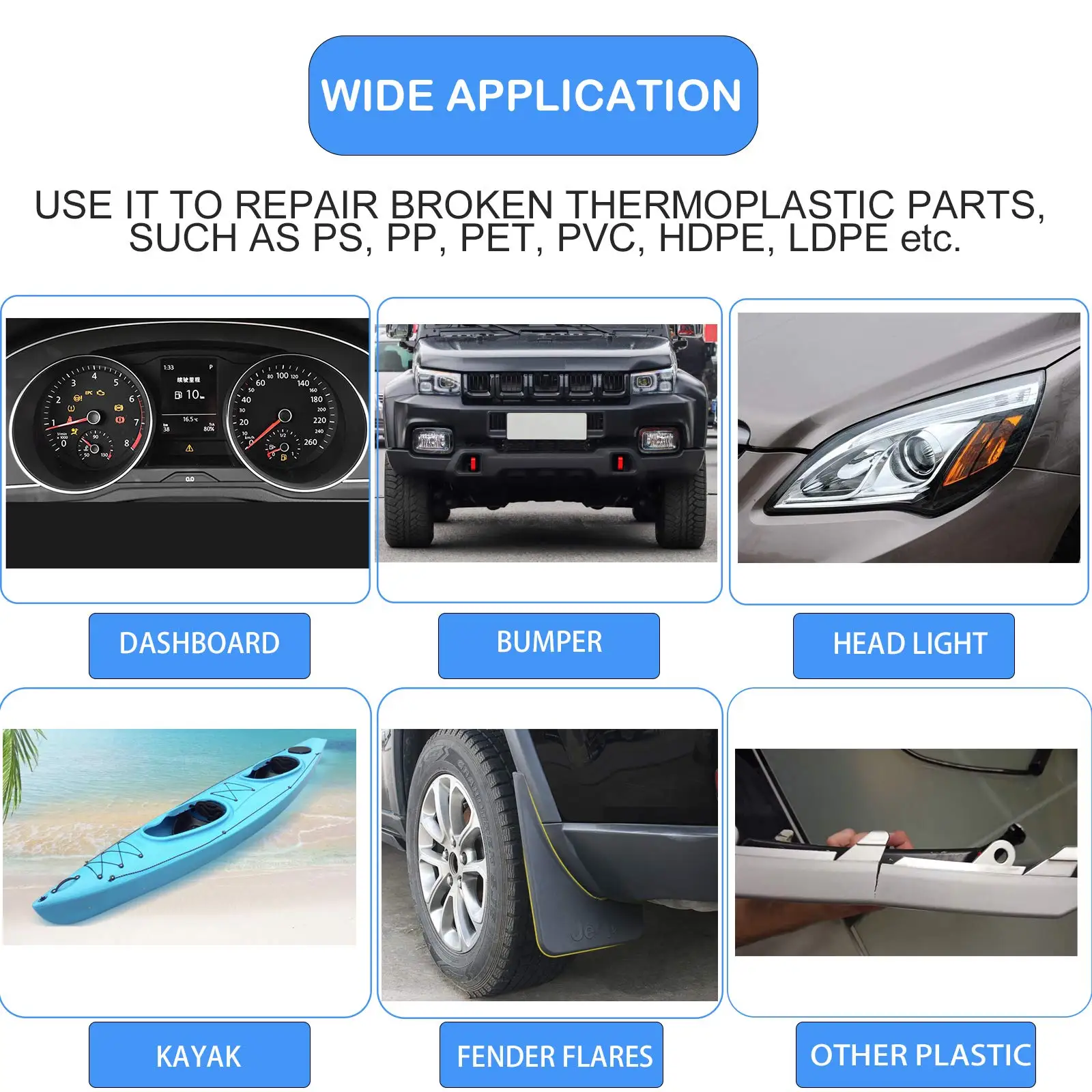 Soldering Iron for Plastic Staple PVC Repairing Machine Car Bumper Repair Tools Hot Stapler Plastic Welder Gun Welding Machine