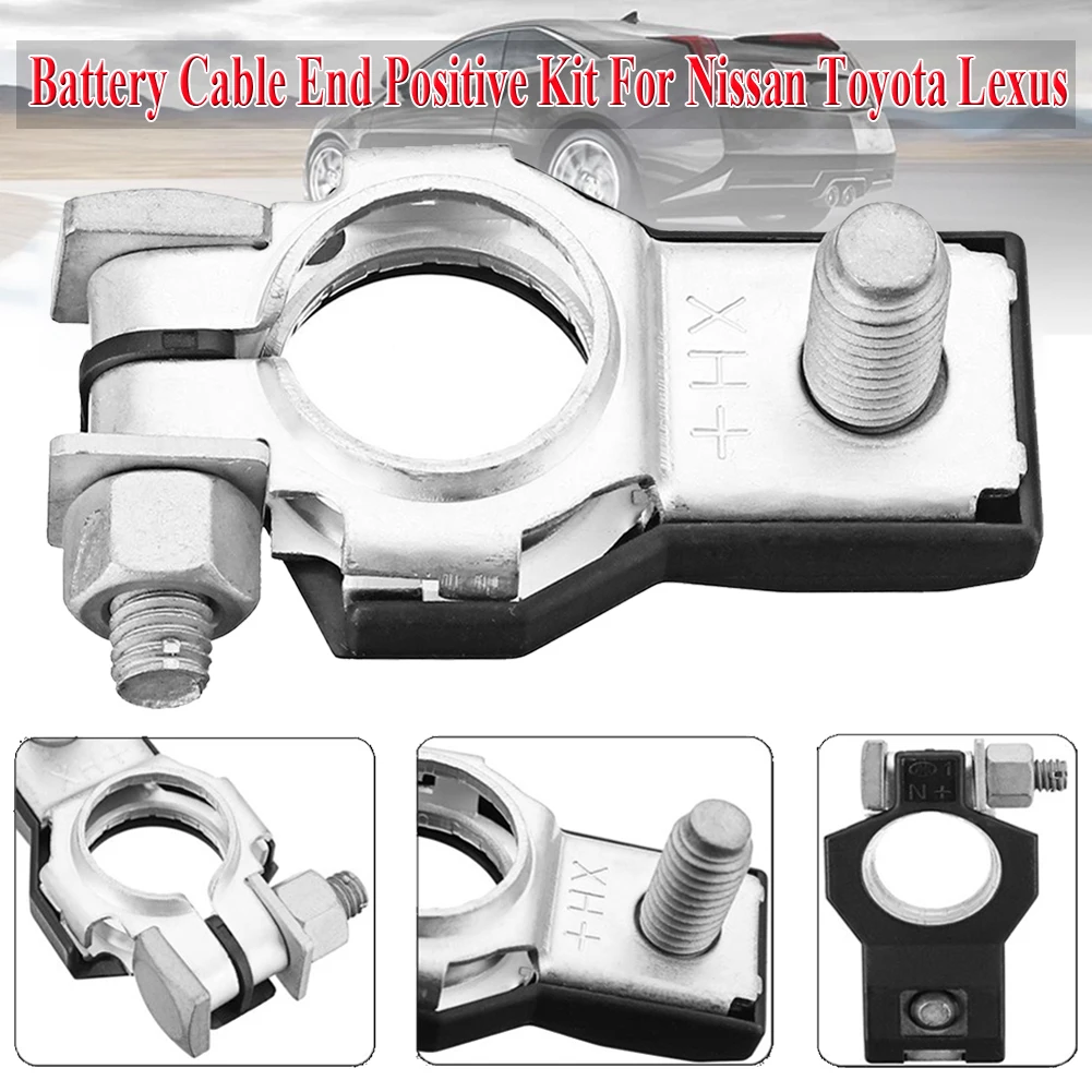 New Automotive Battery Terminal Wire Cable Clamp Quick Release Connectors For 12V 24V Positive & Negative Battery Plates