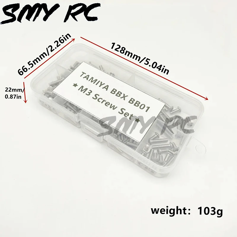 Metalen M3 Schroeven Bevestigingskit Reparatiegereedschap Voor Tamiya Bbx Bb01 Tamiya BB-01 1/10 Rc Auto-Onderdelen Upgrade Accessoires