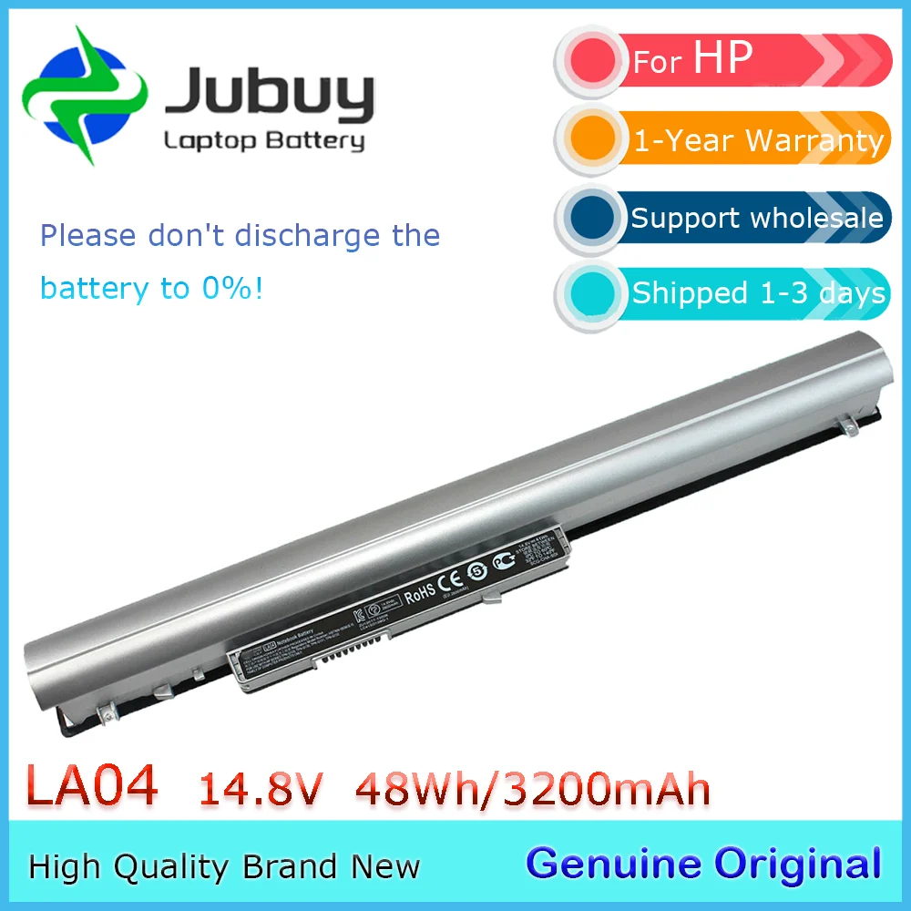 LA04 14.8V 41.4Wh Original Laptop Battery for HP Pavilion 15  340 345 350 248 255 G1 G2 I25C I18C HSTNN-UB5M