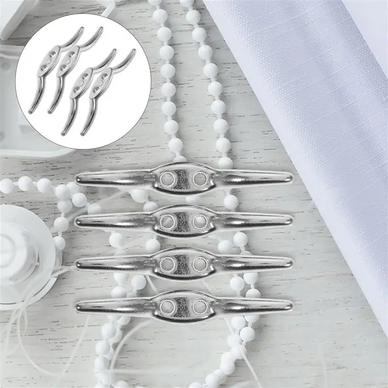 

4pcs Blinds Cord Cleats Metal Blind Cord Winders Blind Replacement Window Cord Cleats Blinds Accessories for Home Office