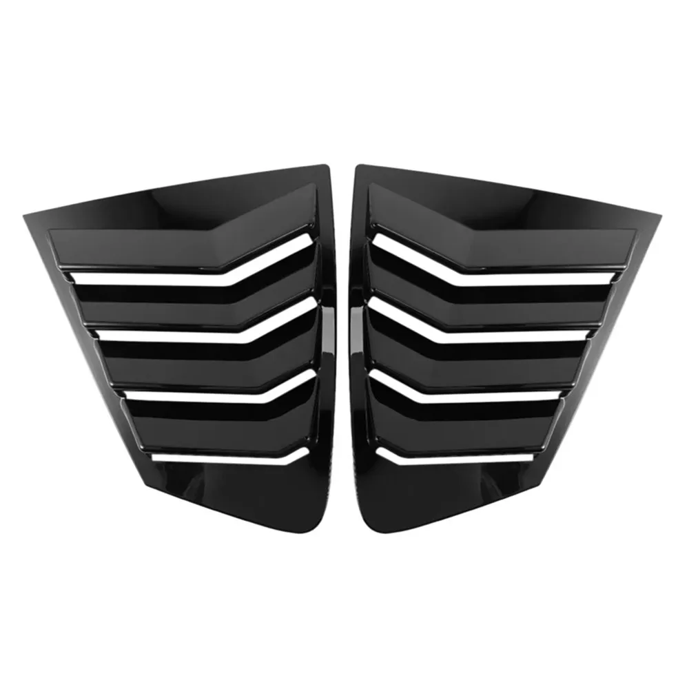 لمازدا 3 Axela سيدان 2020 2021 2022 ABS البلاستيك النافذة الخلفية الربع كوة مغرفة غطاء الجانب تنفيس الكسوة اكسسوارات السيارات لاصق #6