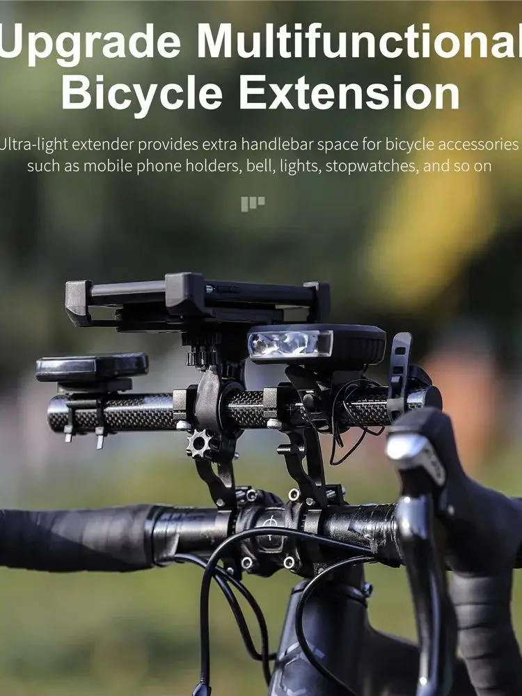AliExpress West Biking WEST BIKING Bike Handlebar Extender Carbon MTB Road Bike Integrated aluminum Extension Bar Bike Computer Light Phone Stand