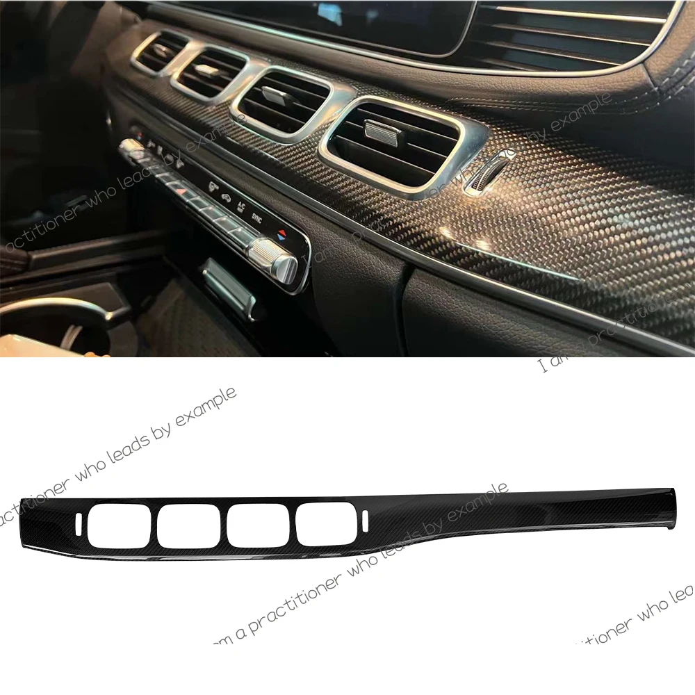 

For Mercedes GLE W167 2019up Real Dry Carbon Interior Center Dashboard Trim Dash Cover
