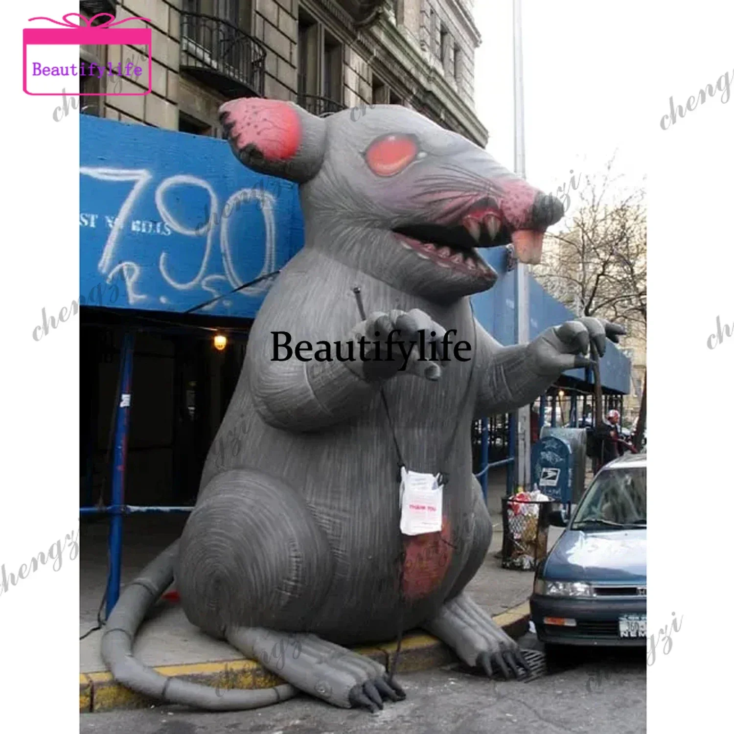 Oxford Giant Inflatable Rat Inflatable Mouse Mascot With Blower Animal Cartoon For Sale Free Air Shipping To Door