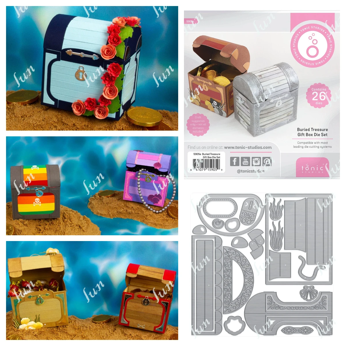 

Hot Sale New Buried Treasure Metal Cutting Dies Scrapbook Diary Decoration Stencil Embossing Template DIY Greeting Card Handmade