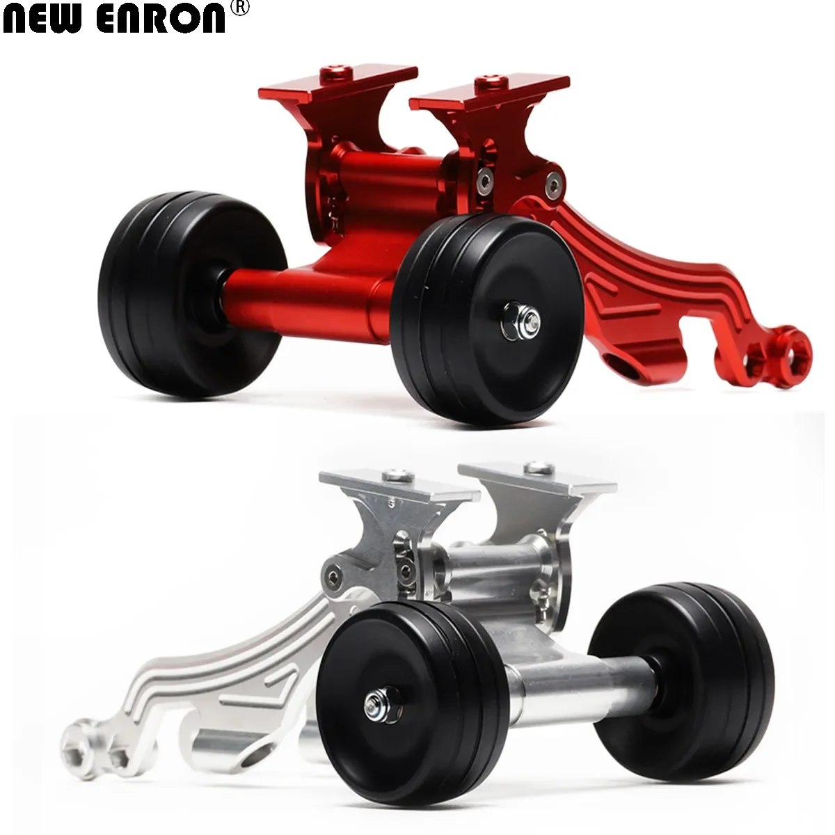 NEW ENRON Aluminum Alloy Rear Wheelie with Wing Mount Set for ARRMA RC 1/8 KRATON TALION TYPHON OUTCAST 6S BLX STUNT TRUCK