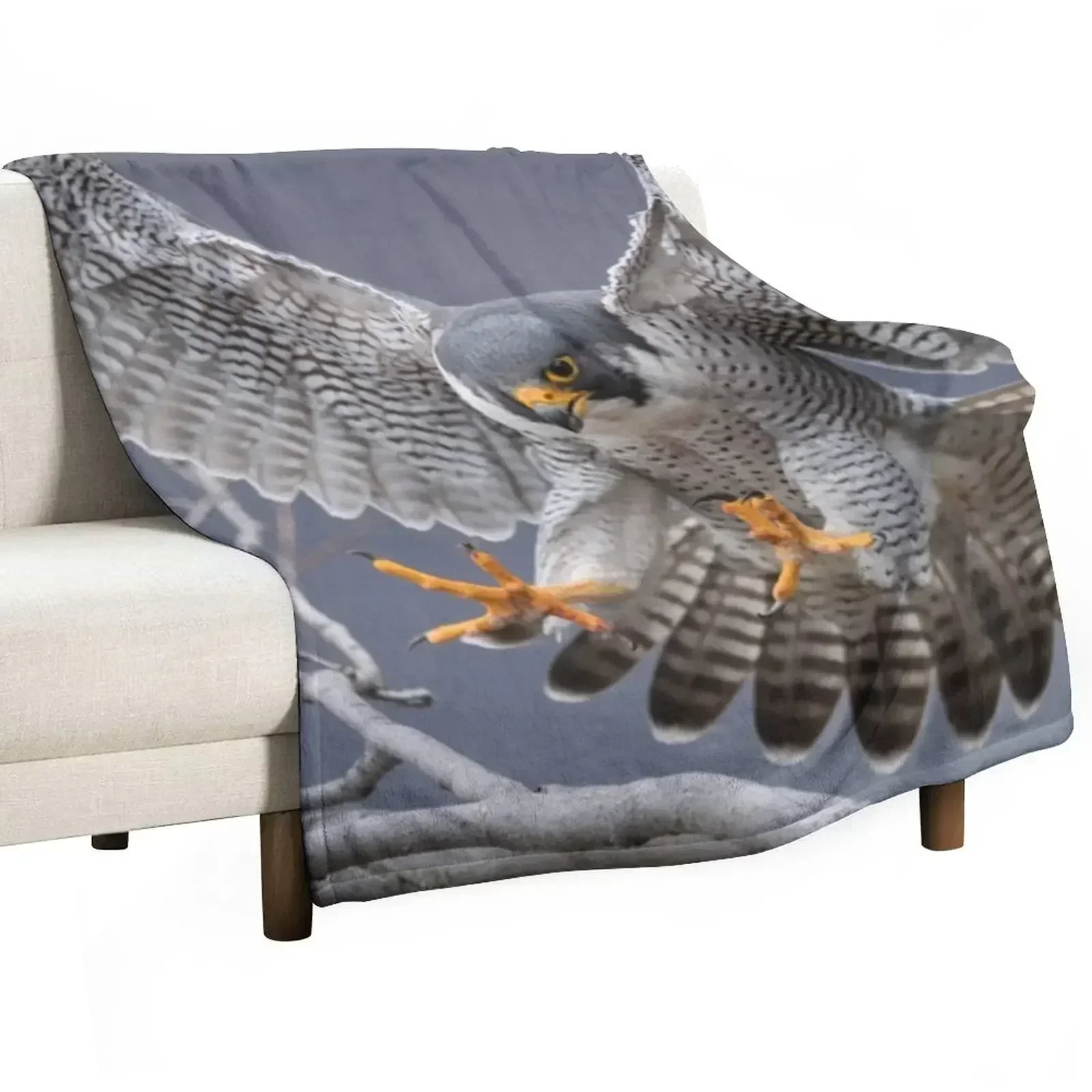 

Peregrine Falcon Throw Blanket Summer Sofas Blankets