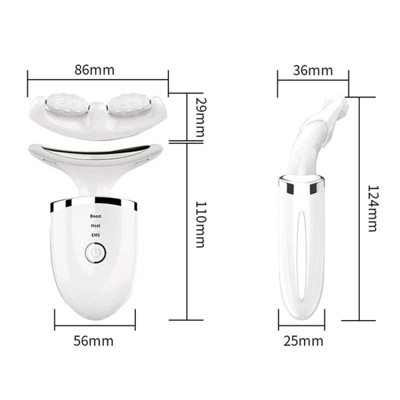 Portable Skin Tighten Massager Anti-aging LED for face and neck lifting Beauty Device