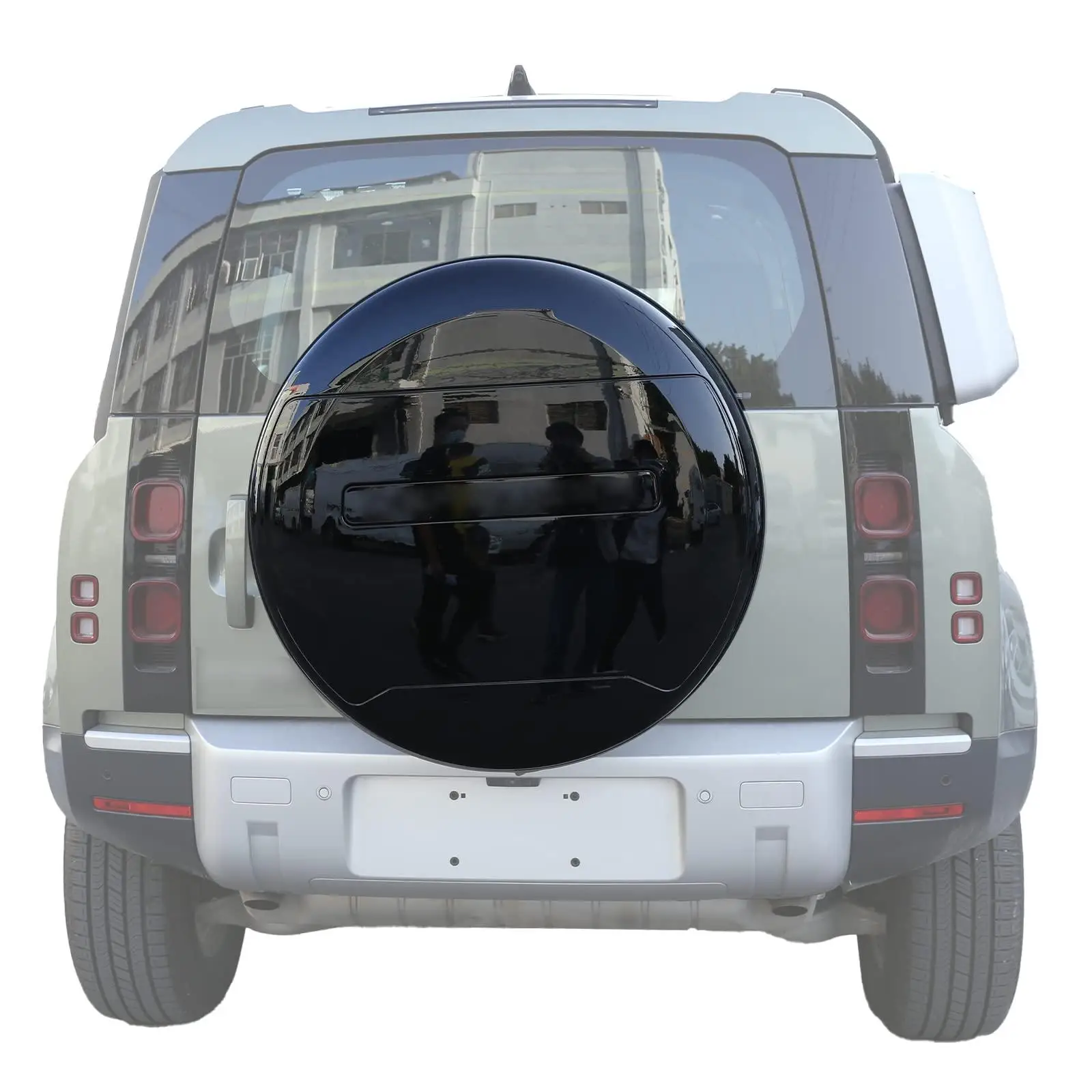 Spare Wheel Tire Cover For 2020-2023 Land Rover Defender Santorini Black