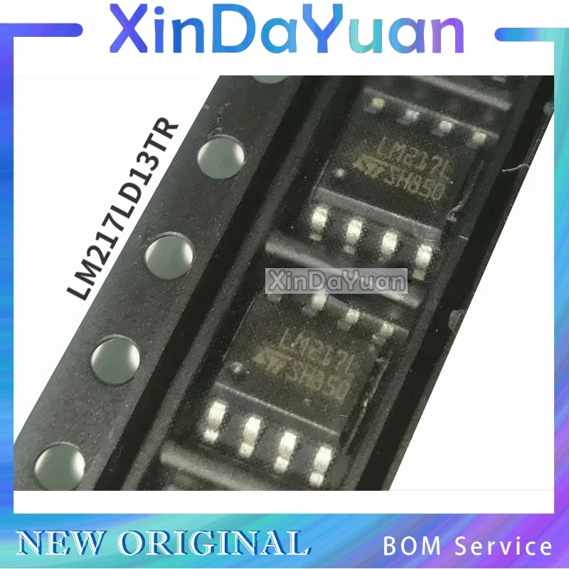 10 pcs LM217LD13TR  LM217L SOP-8 Linear Voltage Regulator Chip