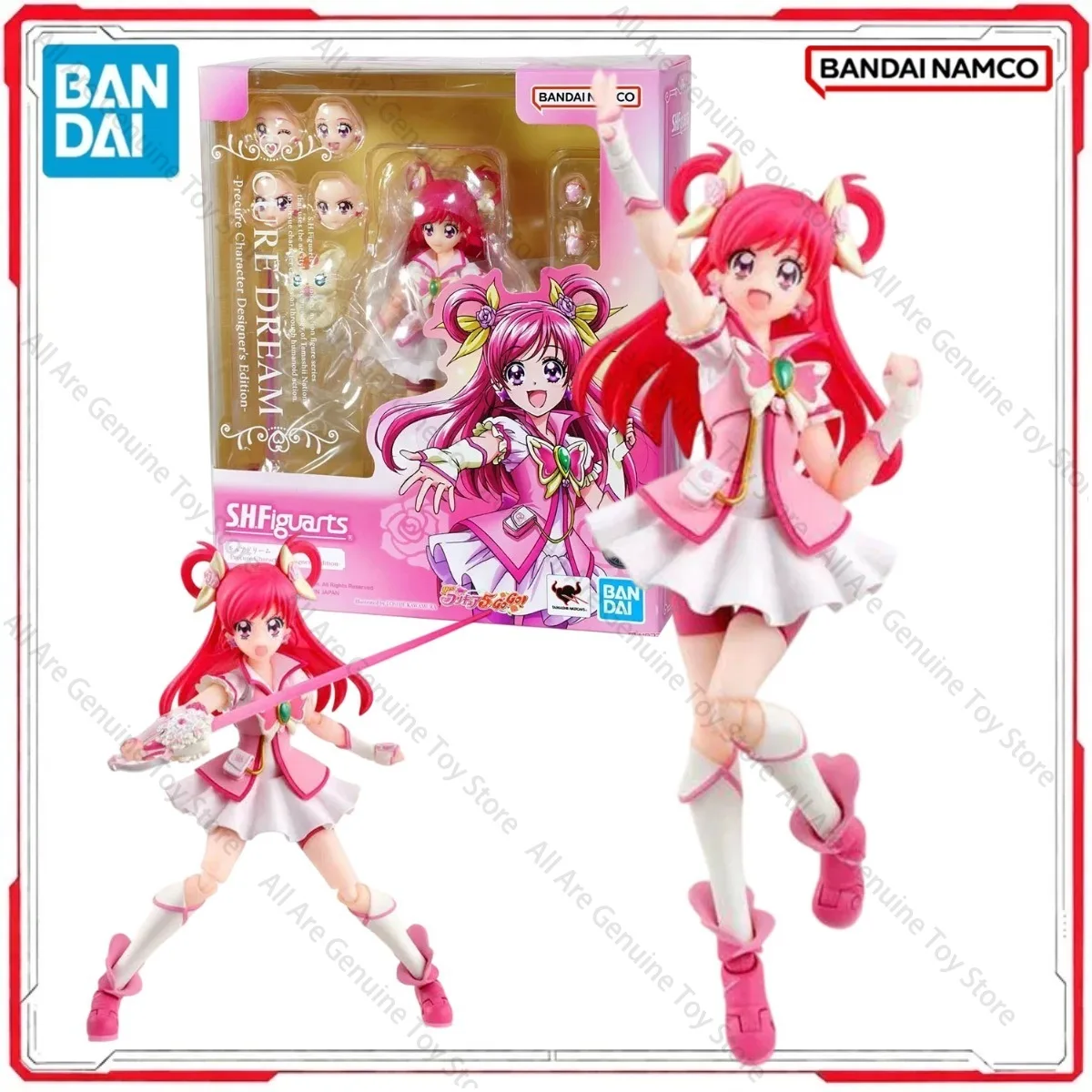 Modelo  Bandai Sí, Pretty Cure 5 Kit SHF Cure Dream Precure Figuras de Anim
