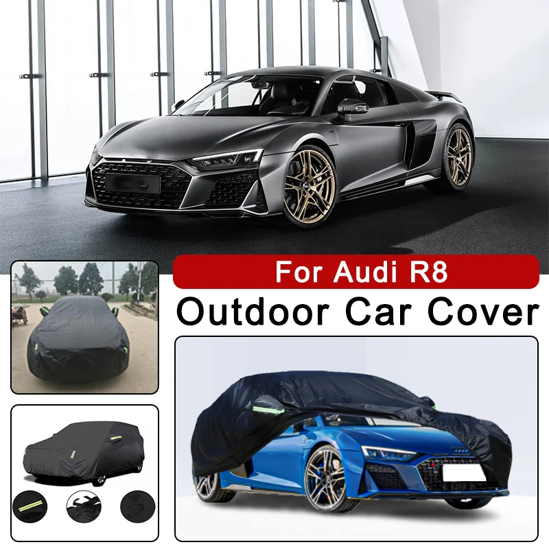 

Автомобильный чехол для Audi R8 — защита всего тела на открытом воздухе, водонепроницаемый, пылезащитный, термостойкий, всесезонные внешние аксессуары