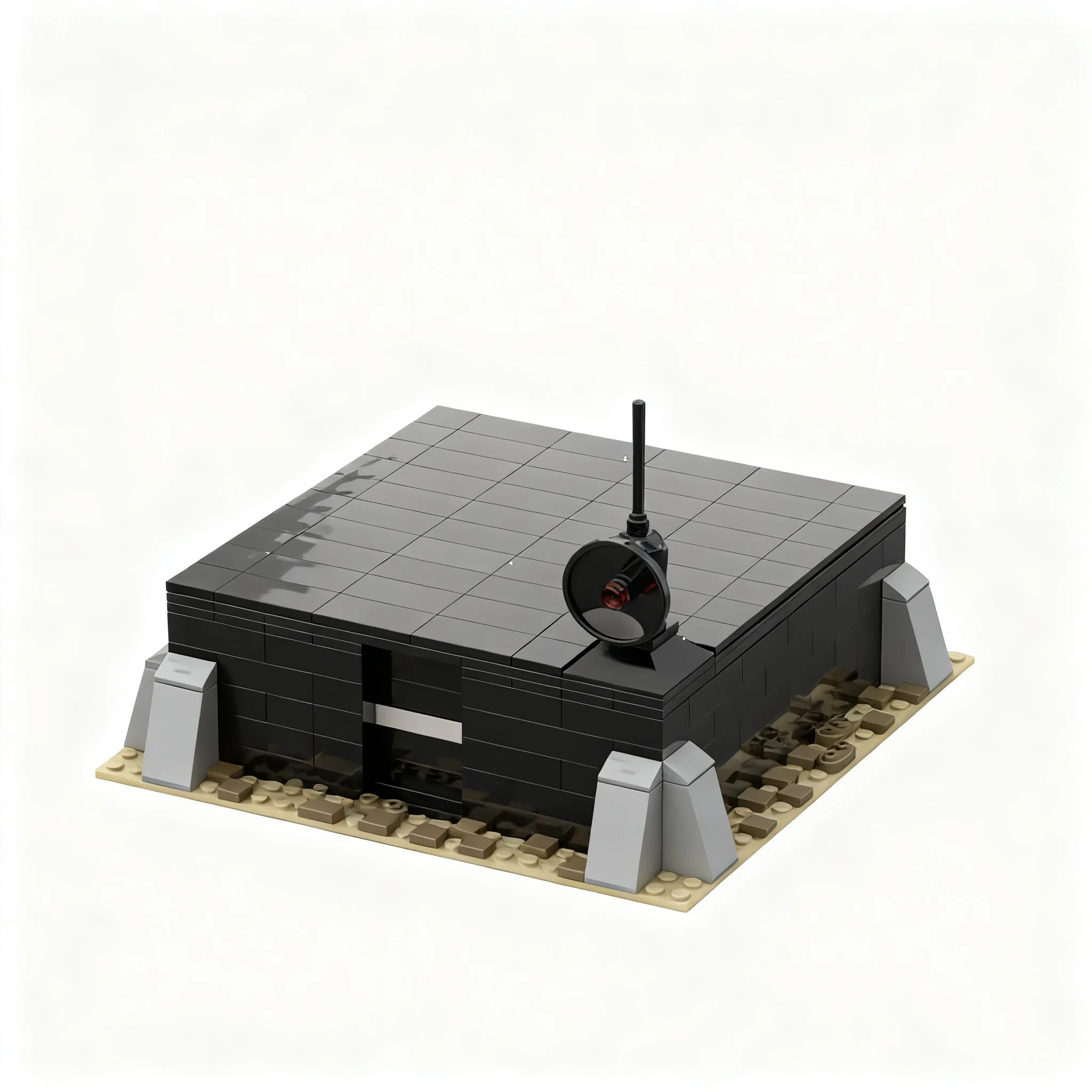 445pcs MOC Star Battle Droid Hideout Model Building Blocks Architecture Idea Collection Birthday Art DIY Display Education Craft