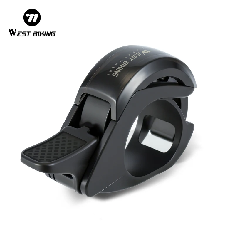 AliExpress West Biking WEST BIKING Whale Concealed Bicycle Bell Aluminum Alloy Bike Horn Crisp Loud Sound 22.2-31.8mm Handlebar Bell for Safety Warning