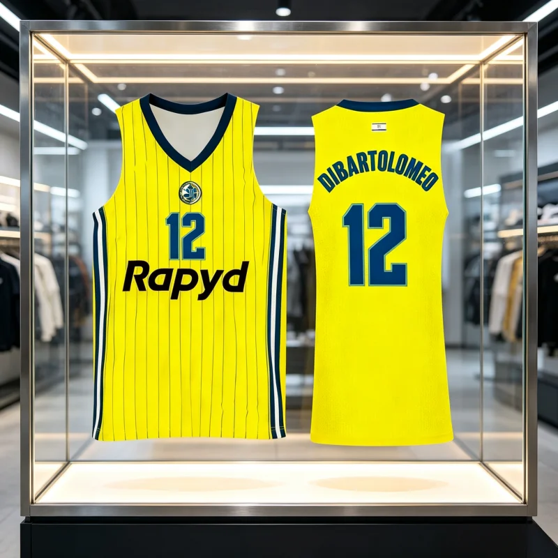 Summer New Arrivals Lsraeli Maccabi Tel Aviv Men's Women Basketball Jersey Vest Sports Basketball Training Wear Family Kids Tees