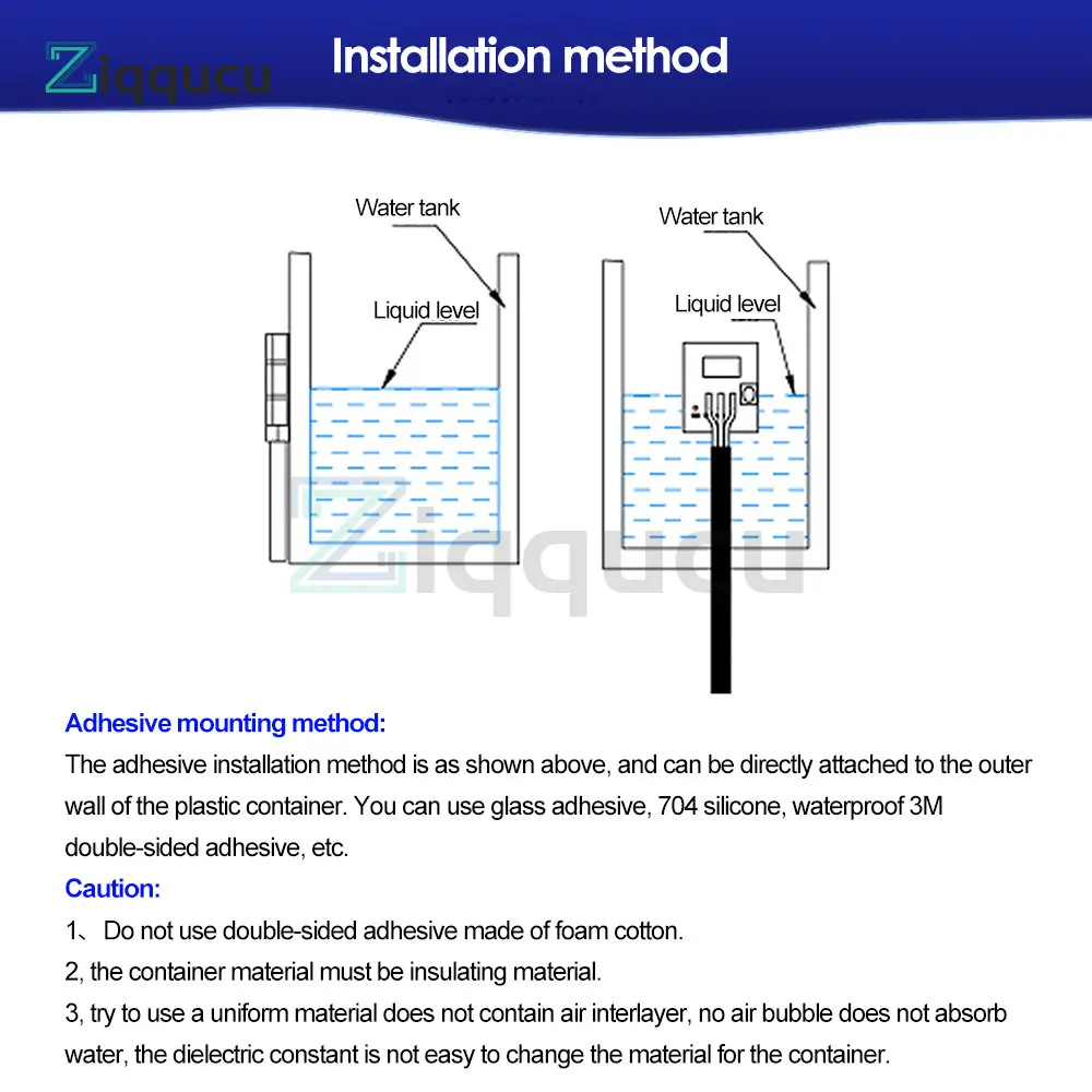 DC5V 12V 24V XKC Y25 Water Level Sensor  Non Contact Liquid Level Sensor Liquid Detection Switch Controller Water Level Detector