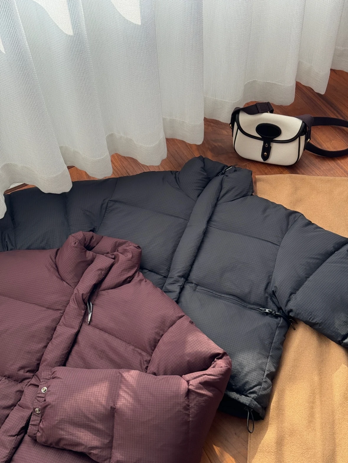 

Upstr Life Highly Recommended Autumn Winter New Cheered Texture Two Color Slim Fit Goose down Coat Stand Collar Thiene...