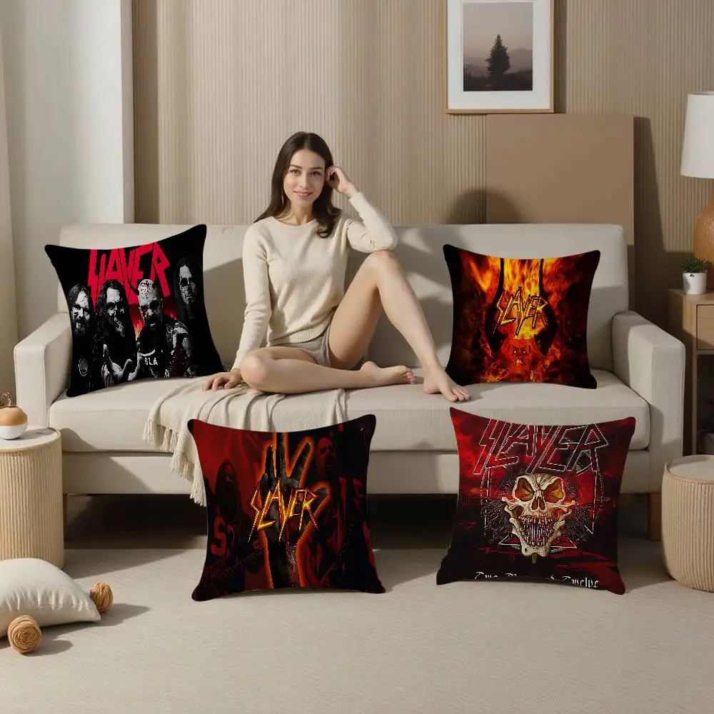 Slayer Heavy Metal Band Music Personalized Pillow Dust Cover Bedroom Kids Party Decoration Pillowcase Birthday Children Gift