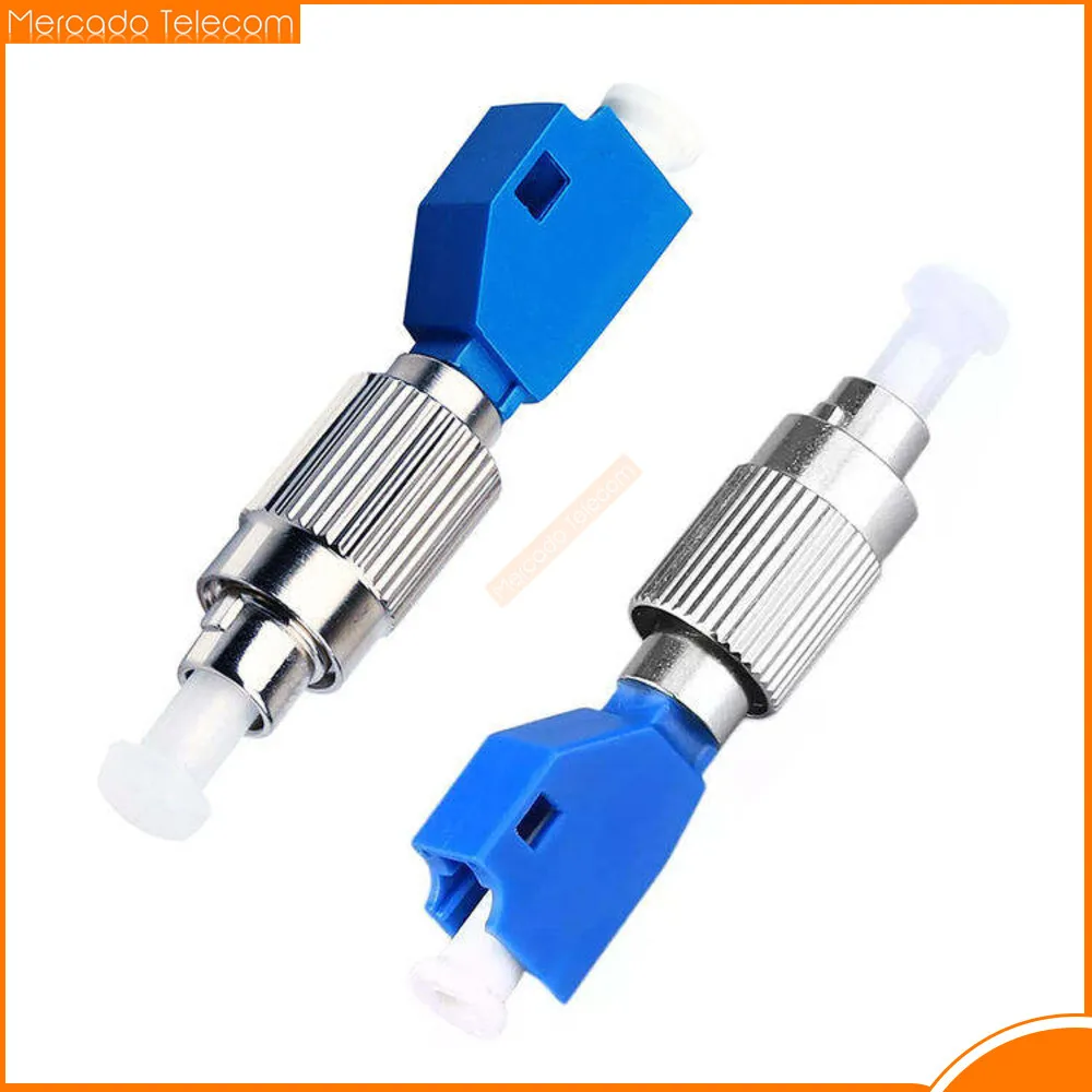 

10Pcs/lot Fiber Optic Hybrid Adapter Conversion Joint Flange Coupler FC-LC Connector Singlemode FC/UPC Male to LC/UPC Female