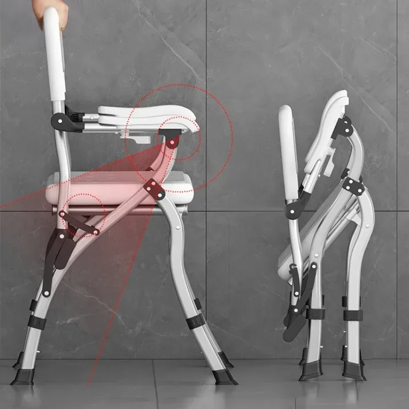 Portable Chair Footrest Bathroom Chaise Stools Design Bath Chair Sink Bathroom Chair Elderly Cleaner Banquito Home Furniture