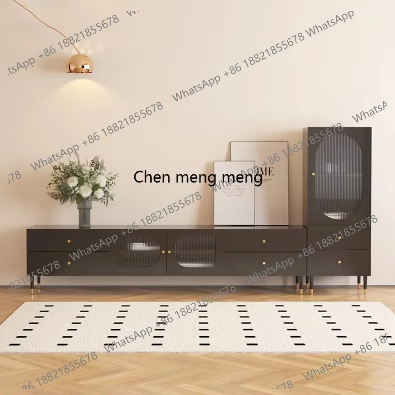 

Black Simple Tv Stand Elegant Luxury Storage Glamour Display Cabinet Minimalist Simple Cassettiera Camera Da Letto Furniture