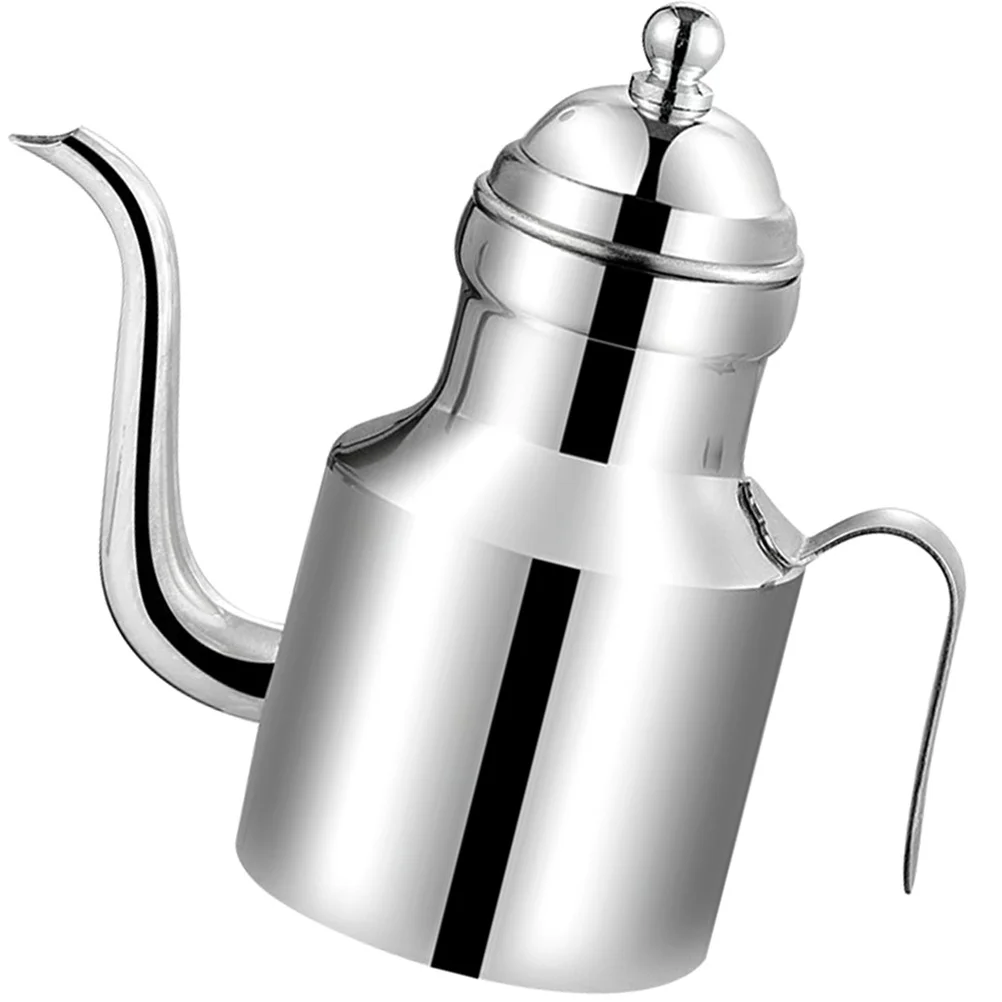 

Stainless Steel Oil Storage Container Kitchen Grease Pot Multifunctional Grease Separator with Large Handle Leak Free