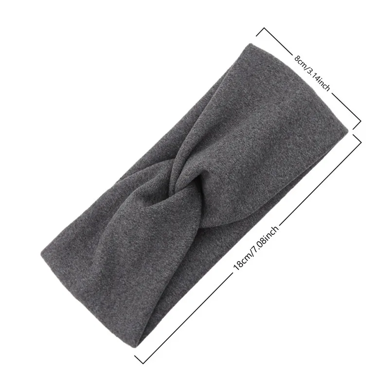 Fashionable Sports Hair Band Cross Makeup Headband Ladies Face Wash Hair Tie Stylish Accessory for Active Women