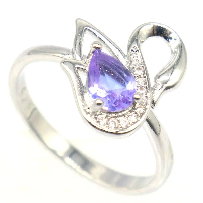 Buy 4 Get 1 Free 5x14mm Color Changing Alexandrite Topaz Zultanite Real Blue Sapphire Fire Rainbow Mystic Topaz CZ Silver Rings