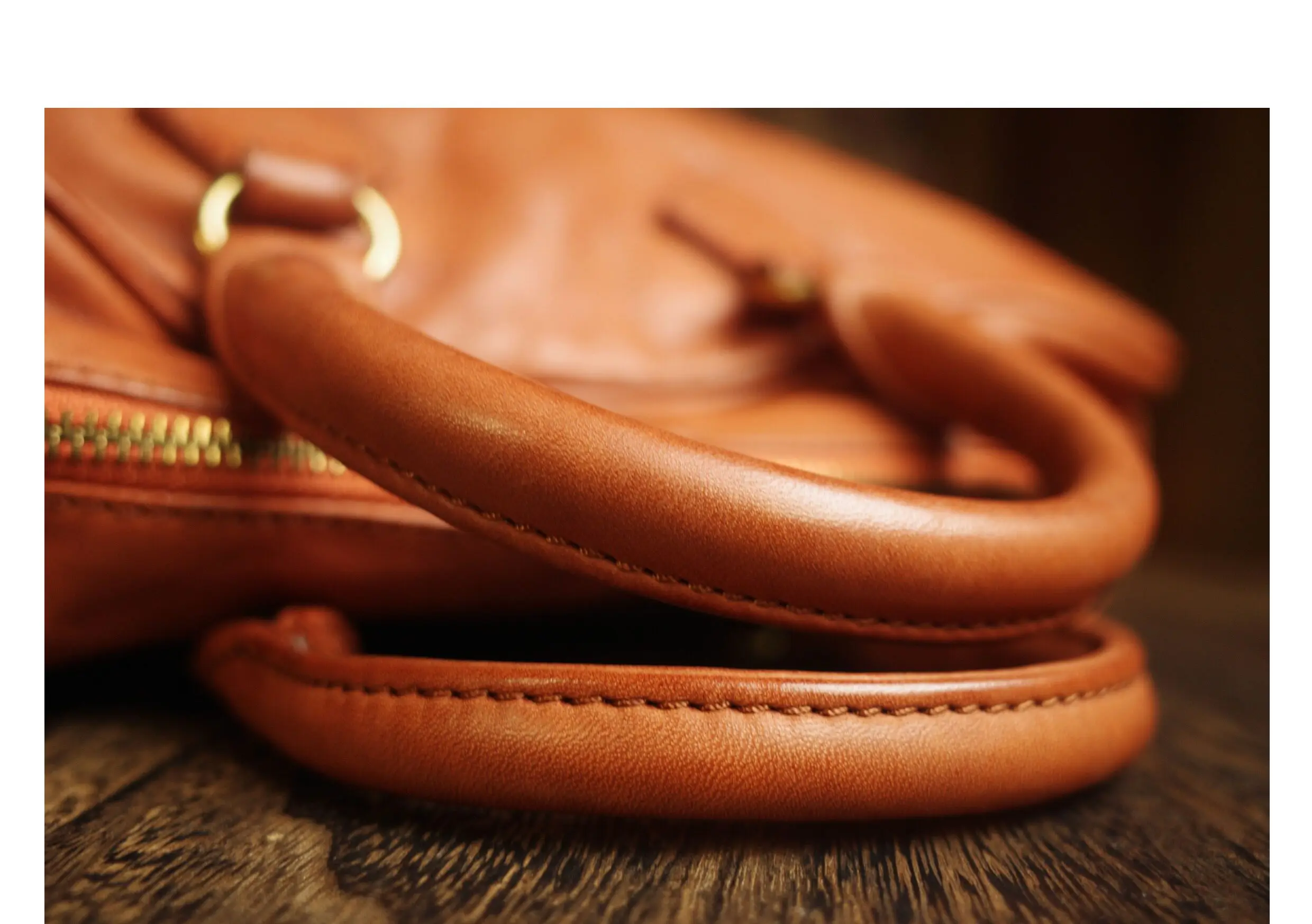 PNDME Business schlichte, pflanzlich gegerbte Rindsleder-Damen-Aktentasche, lässige Reise-Luxus-Handtasche aus echtem Leder für Laptops. – Detail 32