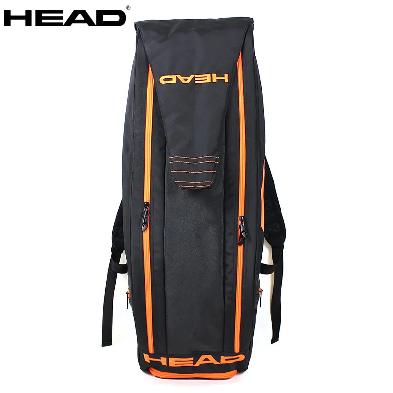 Portable Original HEAD Tennis Backpack 4 Pack Large Capacity Squash Padel Beach Tennis Racket Bag Men Raquete Tenis Shoulder Bag