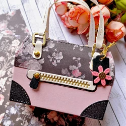 Panalisacraft Cute Lady Handbag Cute Bag Metal Cutting Dies Stencils DIY Scrapbooking album Decorative Embossing DIY Paper Cards