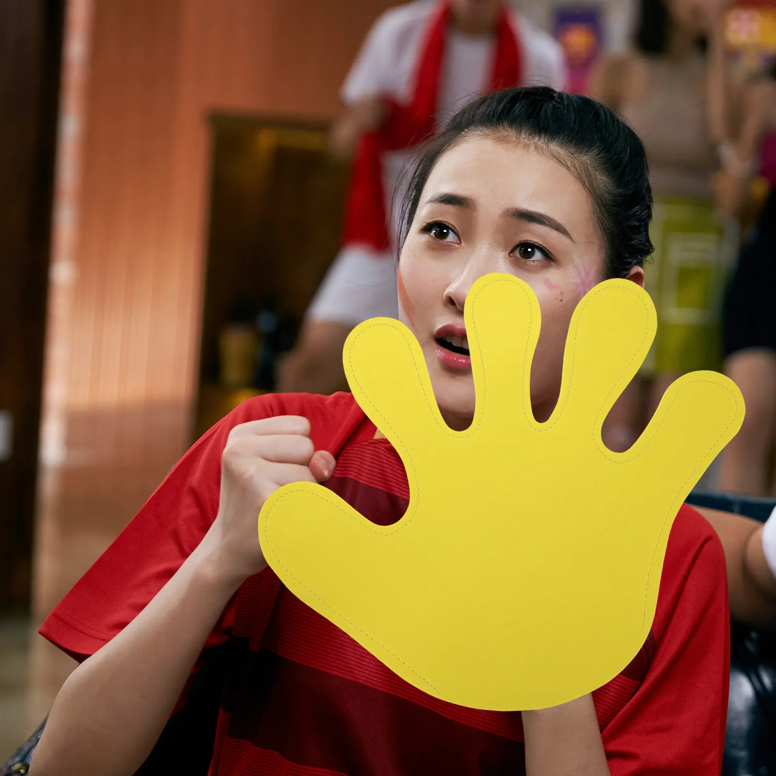 Eva Giant Cheering Hand Prop Versatile for Sports Games Concerts Parties Portable Interactive Fun Bright Colors Cheer Props