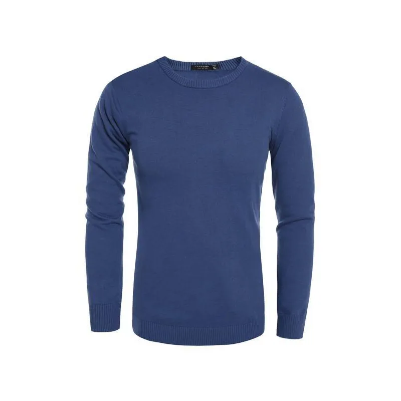 

Men's round Neck Sweater Comfortable Soft Cashmere Knitwear Fashionable Versatile Casual Elegant for All Seasons