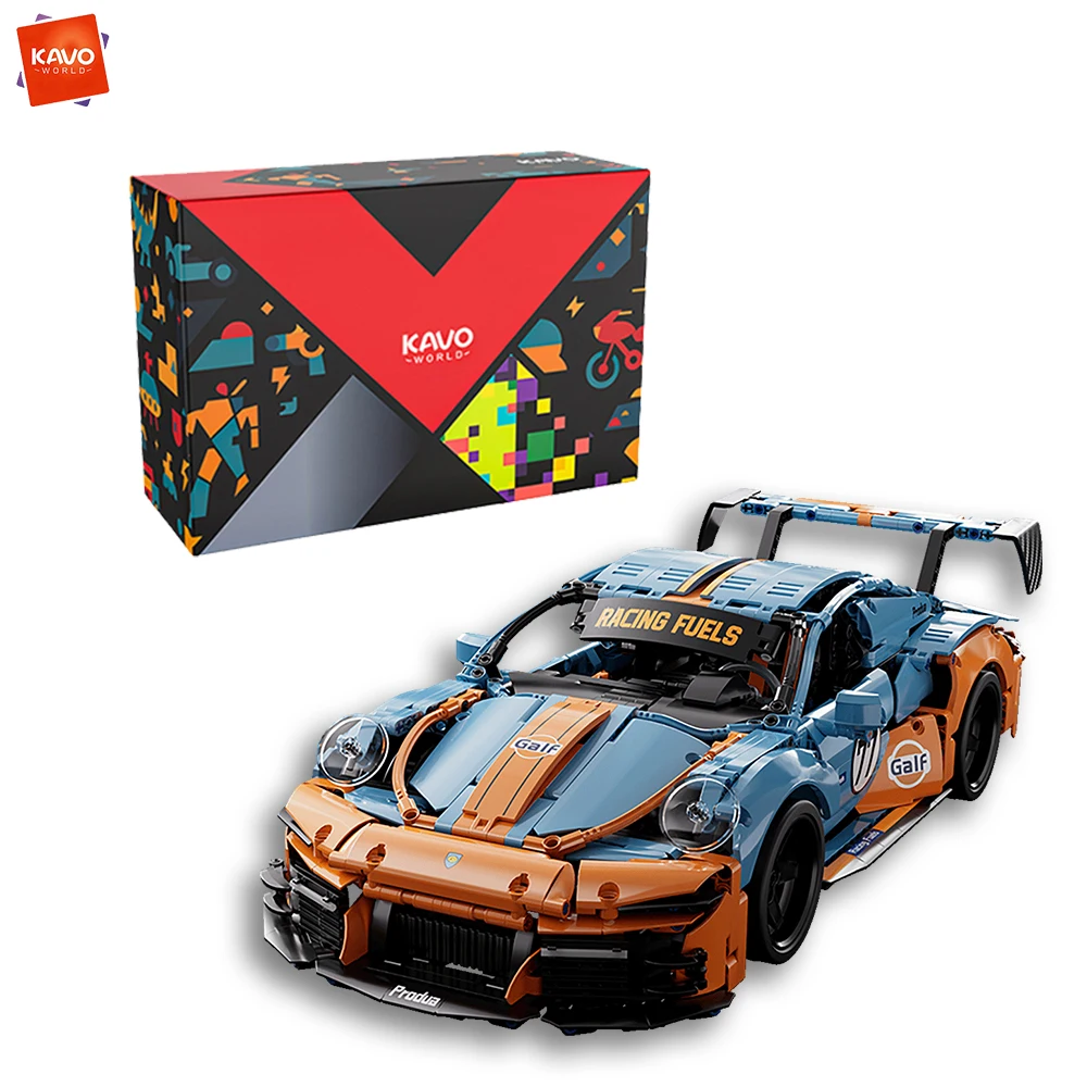 

KAVOWORLD 1623PCS Super Sports Car Building Bricks Set 1:10 Technique Racing Car Model DIY Assembly Toy Great Gift for Car Lover