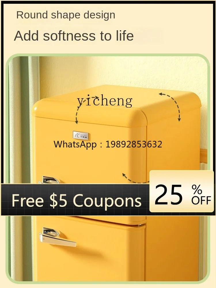 

P27 Refrigerator Mini Small Good-looking Household Double Door Mini Refrigerator Mute