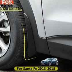 For Hyundai Santa Fe LX Ix45 2013 - 2018 2014 2015 2016 Santafe Mudflaps Splash Guards Mud Flap Mudguards Car Mud Flaps Styling