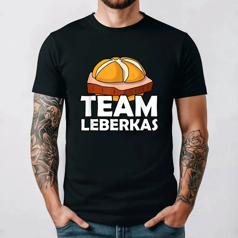 Leberkas T-Shirt Oktoberfest Munich Bavaria Fun Shirt Funny New Summer Short-sleeved Tee Launched Casual Cotton Printed Top image 5