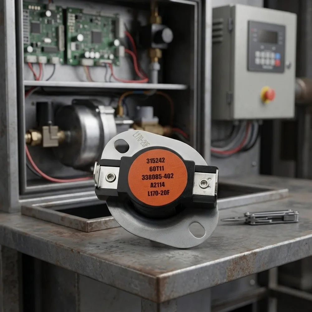 338096-702 Furnace Limit Switch For Carrier Bryant=Payne HVAC Overheat Protection Auto Reset= 77C Safety Controller